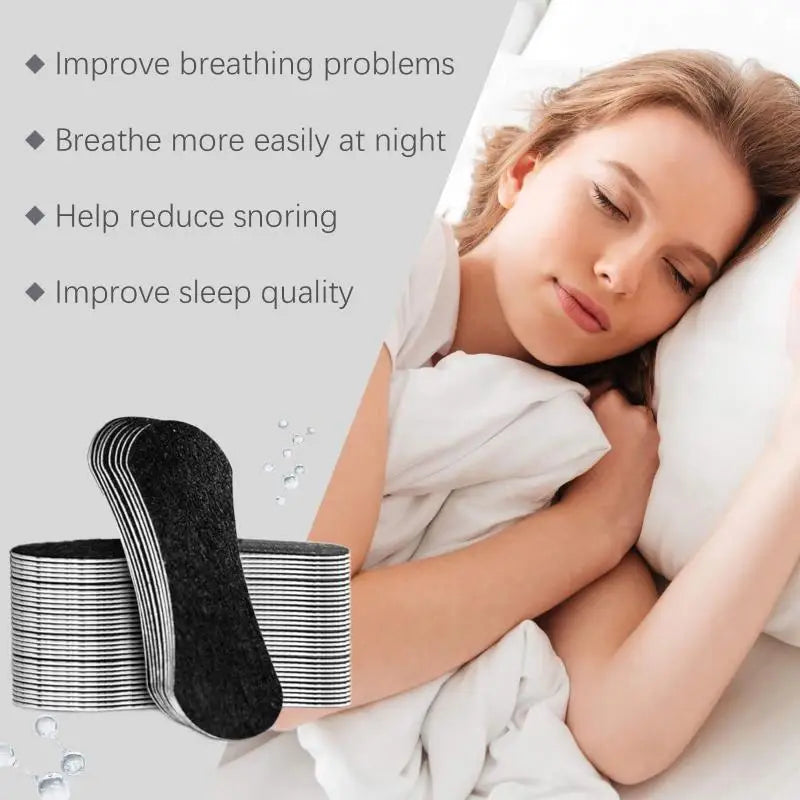 Silver Breath — Natural Nasal Strips with Menthol & Tea Tree | 30 Night Strips