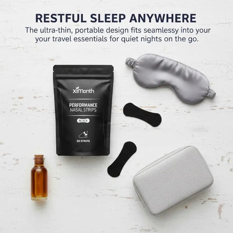 Silver Breath — Natural Nasal Strips with Menthol & Tea Tree | 30 Night Strips