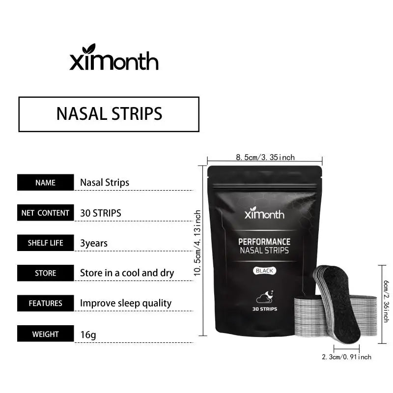 Silver Breath — Natural Nasal Strips with Menthol & Tea Tree | 30 Night Strips
